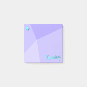 Notas Post-it® Planificador de bloques de color retro