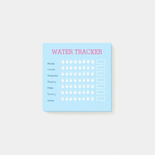 Notas Post-it® Planificador de control de consumo de alcohol de W