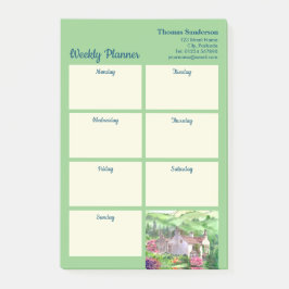 Notas Post-it® Planificador Semanal Rydal Mount Casa de William W