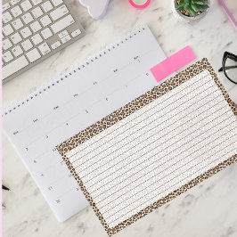 Notas Post-it® Planificar conmigo | Elegante impresión de leopard