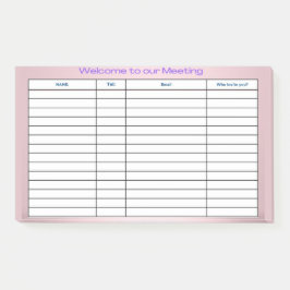 NOTAS POST-IT® PLANNER SEMANAL