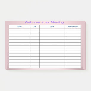 NOTAS POST-IT® PLANNER SEMANAL