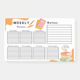 NOTAS POST-IT® PLANNER SEMANAL