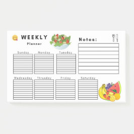 NOTAS POST-IT® PLANNER SEMANAL