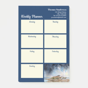 Notas Post-it® Planner semanal St Marys Lighthouse Whitley Bay Re