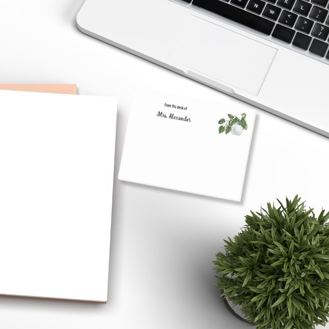 Notas Post-it® Planta De Acuarela Elegante Desde El Escritorio De (Subido por el creador)