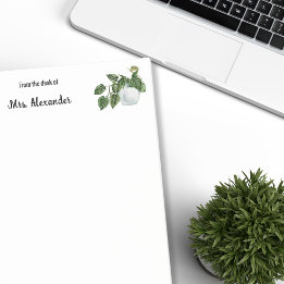 Notas Post-it® Planta De Acuarela Moderna Desde El Escritorio De