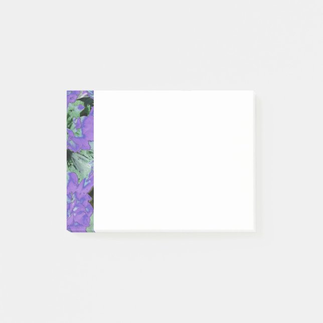 Notas Post-it® Planta de Kalanchoe Púrpura ilustracion (Anverso)