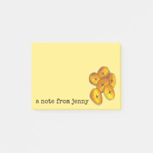 Notas Post-it® Plantaciones fritas cocinando plátanos comida cari