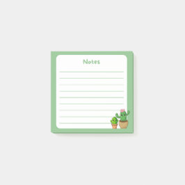 Notas Post-it® Plantas de cactus puteadas