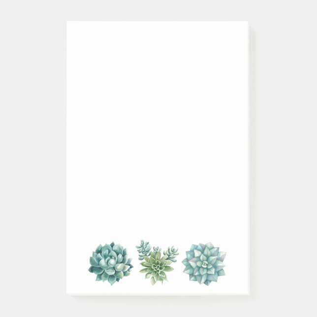 Notas Post-it® Plantas Suculentas  (Anverso)
