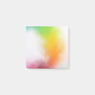 Notas Post-it® Plantilla de arte abstracto de color moderno Perso