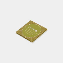 Notas Post-it® Plantilla de diseño editable única inspirada en re