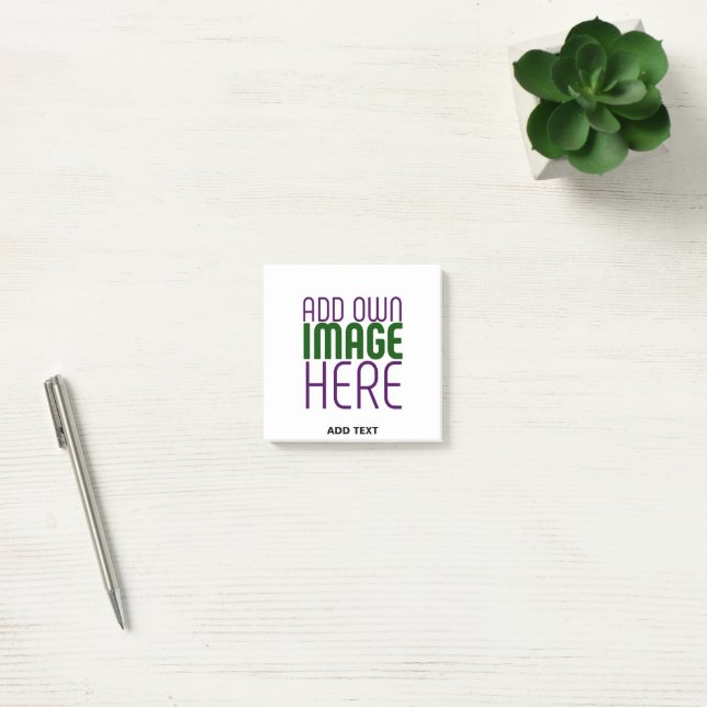 NOTAS POST-IT® PLANTILLA DE TEXTO DE IMAGEN BLANCA SIMPLE EDITABL (Oficina)