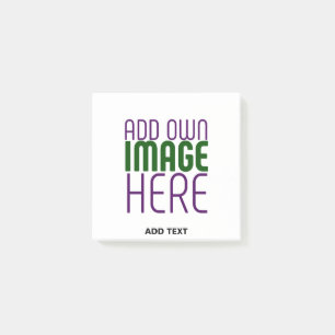 NOTAS POST-IT® PLANTILLA DE TEXTO DE IMAGEN BLANCA SIMPLE EDITABL