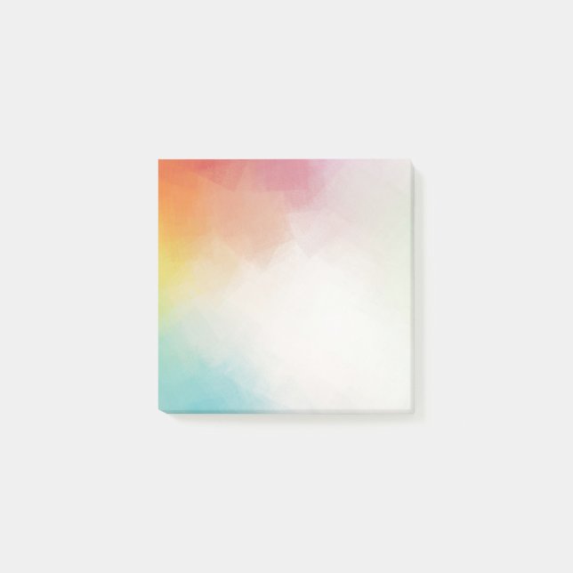 Notas Post-it® Plantilla moderna en blanco Resumen Arte elegante (Anverso)