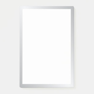 Notas Post-it® Plata elegante