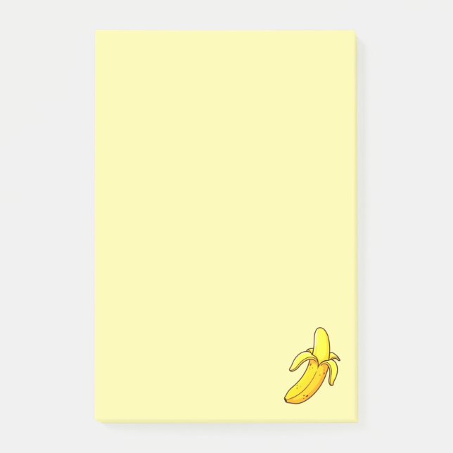 Notas Post-it® Plátano - Colección de Frutas -  (Anverso)