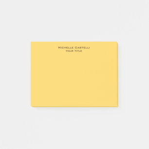 Notas Post-it® Plato simple clásico profesional