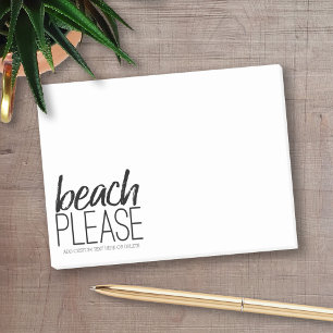 Notas Post-it® Playa por favor