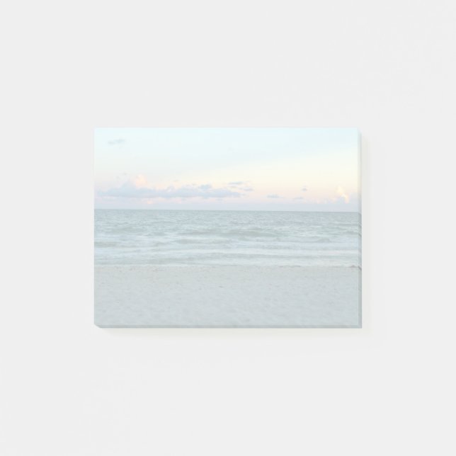 Notas Post-it® Playa Temática, Playa De Arenas Blancas, Agua Azul (Anverso)