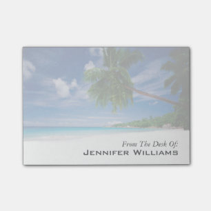 Notas Post-it® Playa tropical el   Seychelles