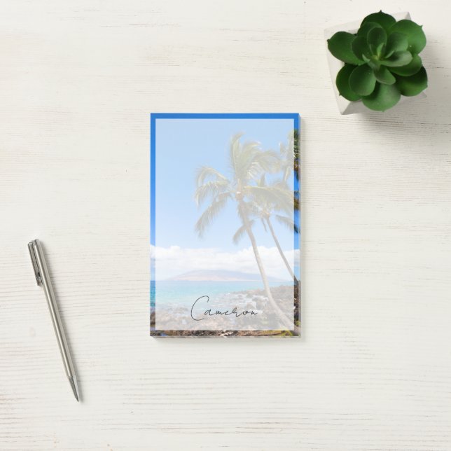 Notas Post-it® Playas tropicales | Isla Maui Hawaii (Oficina)