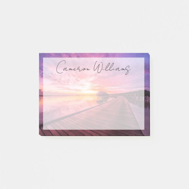 Notas Post-it® Playas tropicales | Maldives Sunset (Anverso)