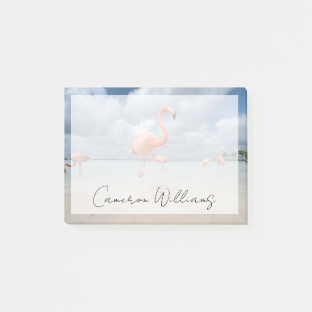 Notas Post-it® Playas tropicales | Playa Flamingos, Aruba (Anverso)