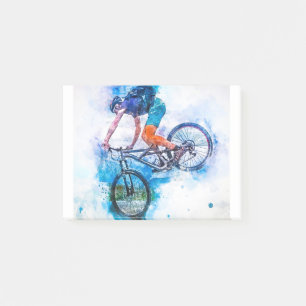 Notas Post-it® Plazas de ciclismo de montaña Down Hill