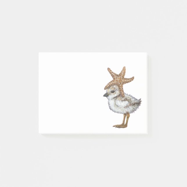 Notas Post-it® Plover chick Post-It Notes (Anverso)