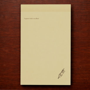 Notas Post-it® Pluma estilográfica vintage - Biblioteca minimalis