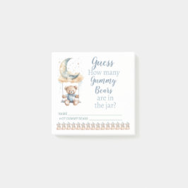 Notas Post-it® Podemos Esperar. ¿Cuántos Osos De Goma?