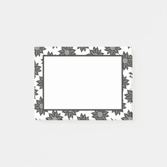 Notas Post-it® Poinsettia (Anverso)