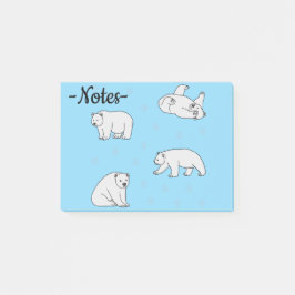 Notas Post-it® Polar Bears