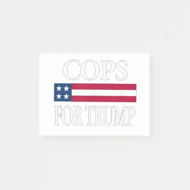 Notas Post-it® policías para trump (Anverso)