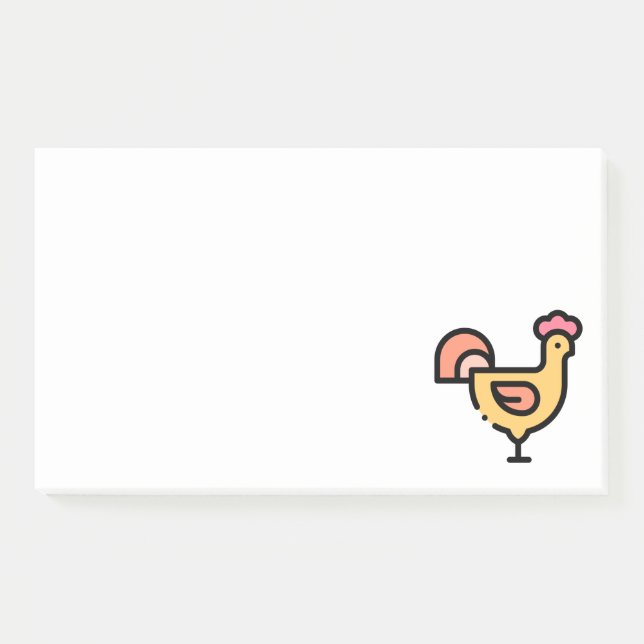 Notas Post-it® Pollo (Anverso)