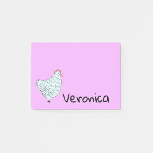 Notas Post-it® Pollo personalizado