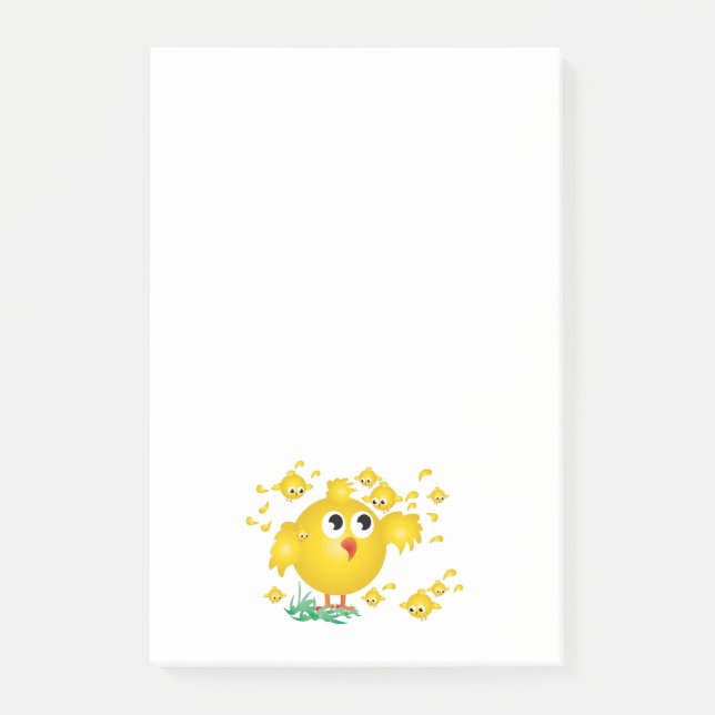 Notas Post-it® Polluelos (Anverso)