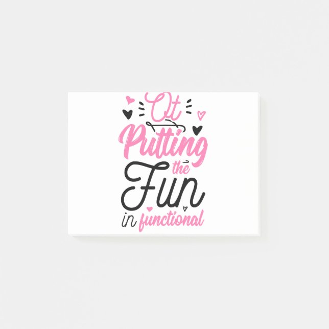 Notas Post-it® Poner La Diversión En Funcional (Anverso)