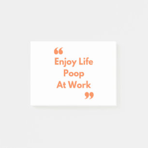 Notas Post-it® Poop en el trabajo