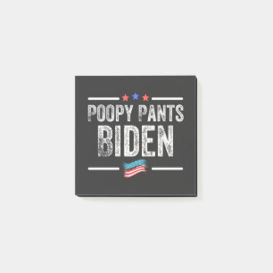 Notas Post-it® Poopy Pants Biden