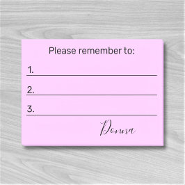 Notas Post-it® Por Favor, Recuerde A