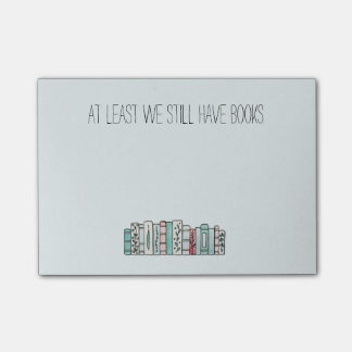 Notas Post-it® Por lo menos todavía tenemos libros