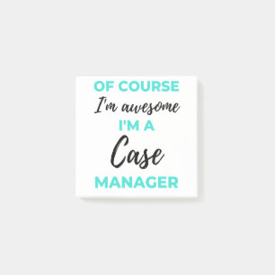 Notas Post-it® Por supuesto que soy increíble. Soy Funda Manager