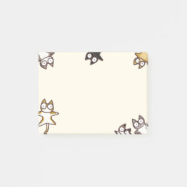 Notas Post-it® Porciones de gatos