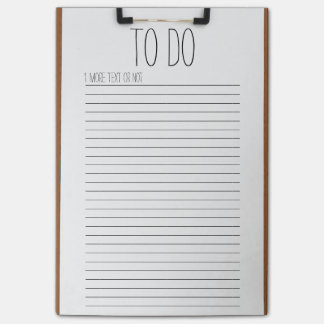 Notas Post-it® Portapapeles con papel laminado Post-it® Note