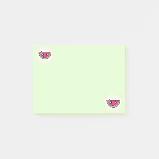 Notas Post-it® Pos-it Melancia (Anverso)