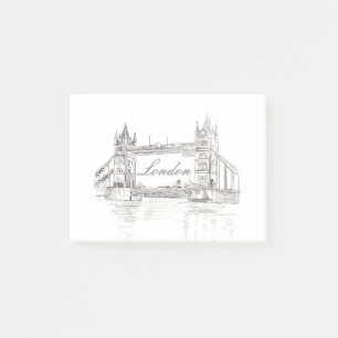 Notas Post-it® Post del puente de Londres anota