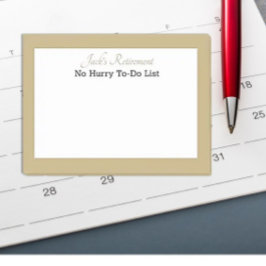 Notas Post-it® Post humorístico del personalizado Retiree